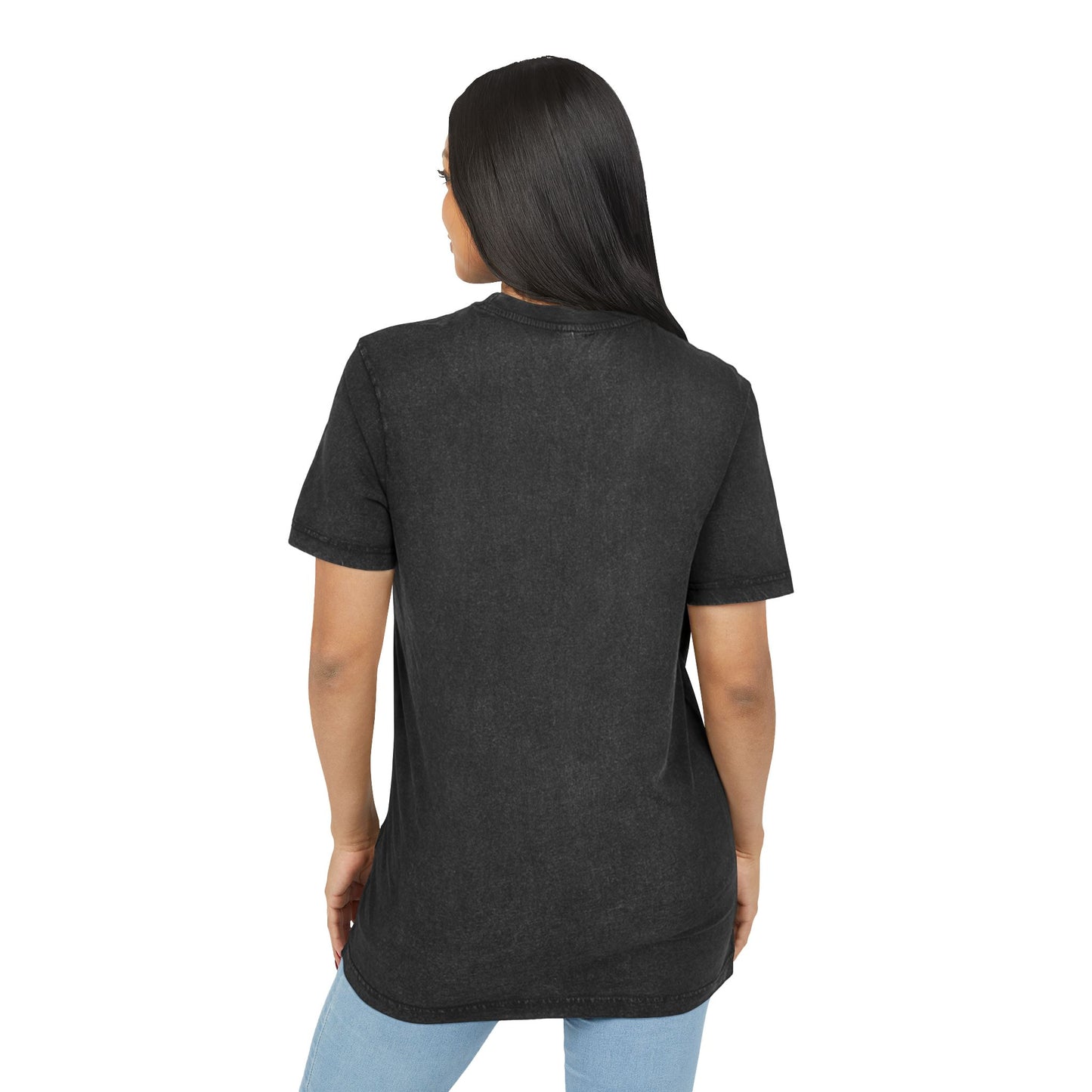 Acid Wash Graphic Tee — "GMAI360" Globe Design with "Zero Excuses" Slogan