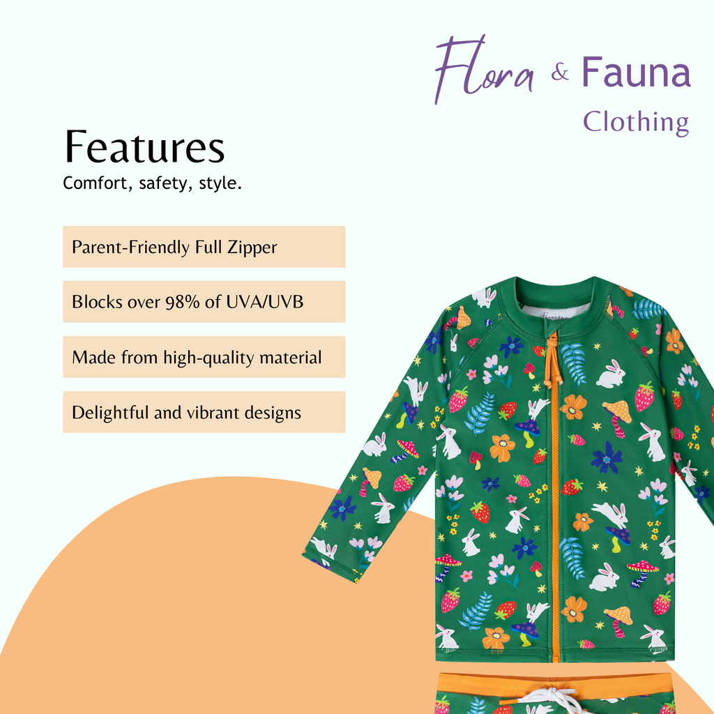 The 'Forest Bunny' 2-Piece Swim Set-2