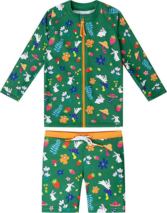 The 'Forest Bunny' 2-Piece Swim Set-0