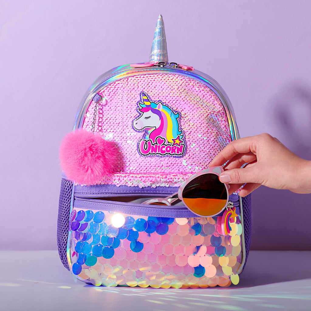 Unicorn Sequin Backpack-4