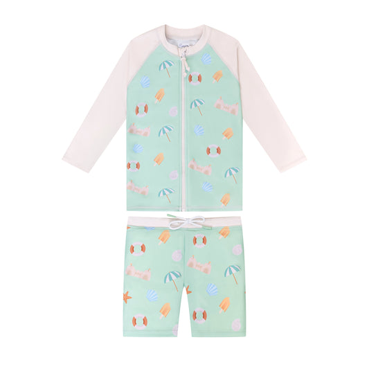 The 'Sandcastle' 2-Piece Swim Set-0