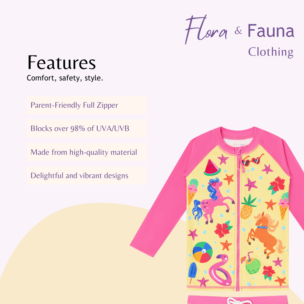 The 'Seaside Pony' 2-Piece Swim Set-3