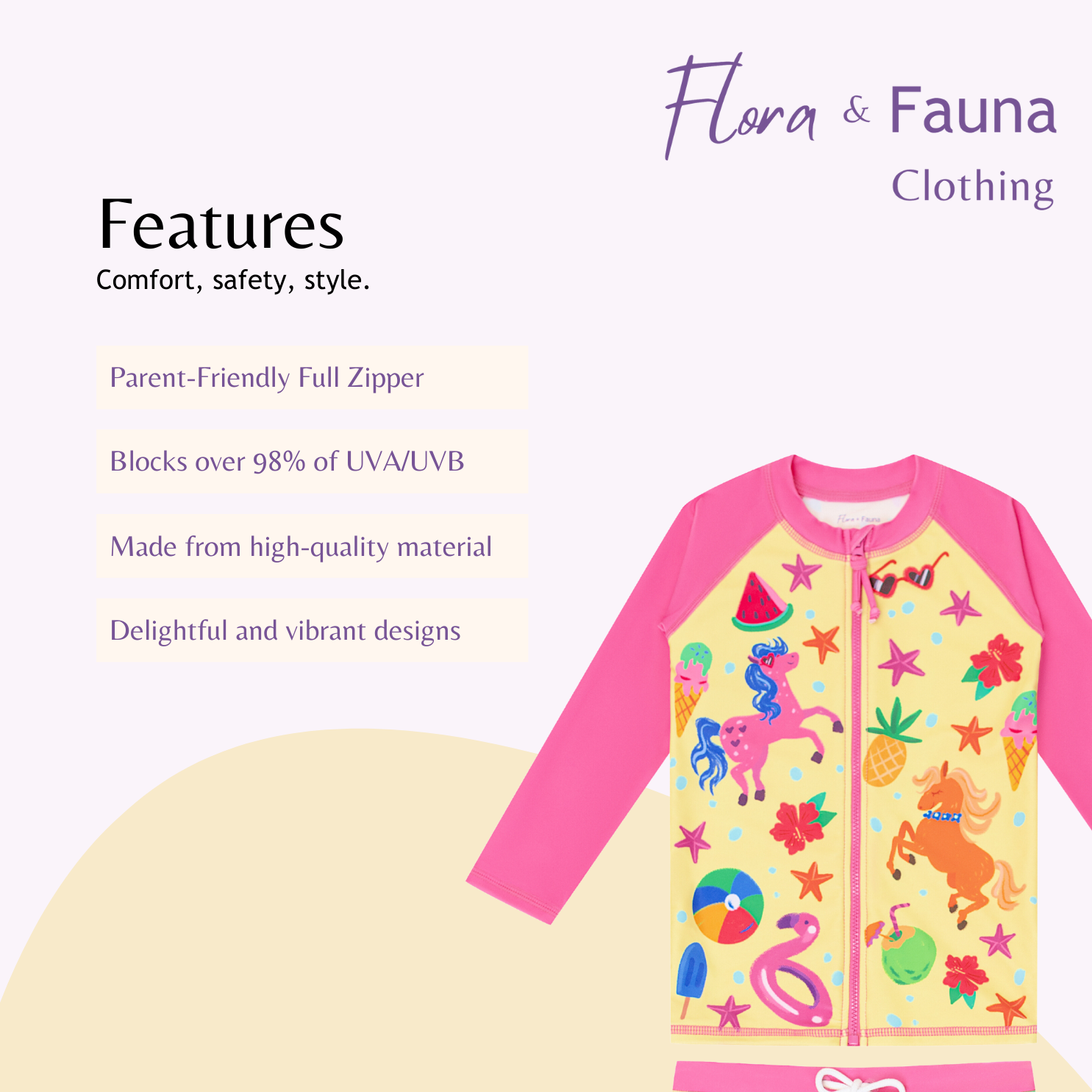 The 'Seaside Pony' 2-Piece Swim Set-3