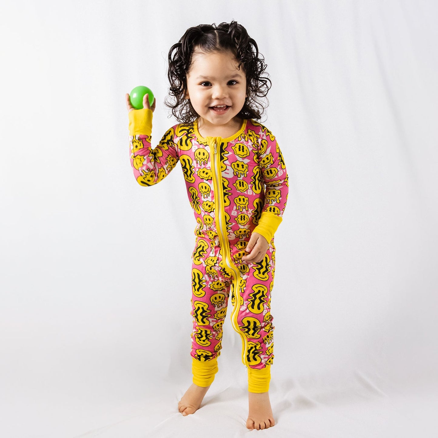 TRIPPY SMILES PINK BAMBOO ZIPPY-0