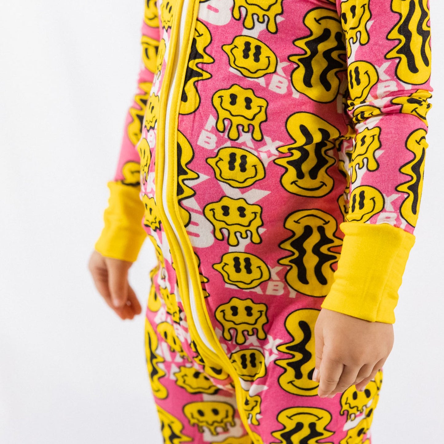 TRIPPY SMILES PINK BAMBOO ZIPPY-3